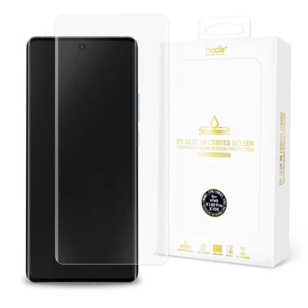 【hoda】3D 亮面玻璃保護貼 vivo V40 / X100 系列 (UV膠全貼合)