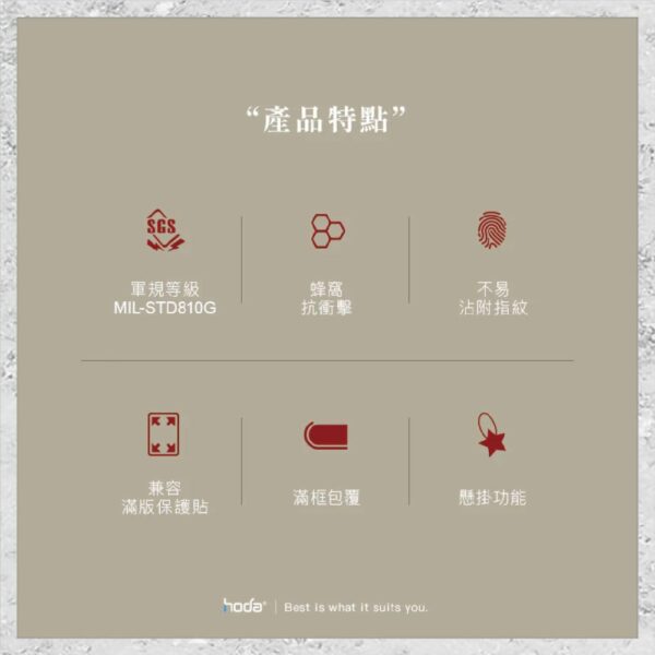 【hoda】柔石軍規防摔保護殼-霧透 iPhone 13 系列 軍規防摔殼 手機殼：圖片 3