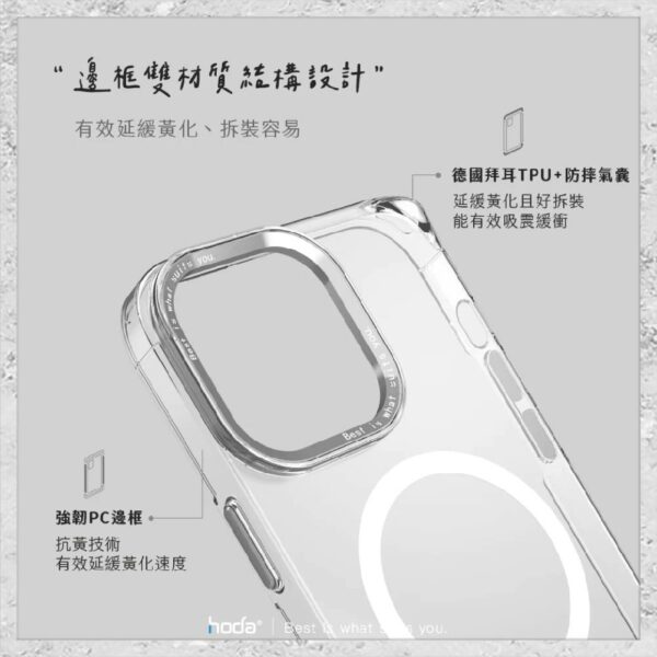 【hoda】MagSafe 羽石輕薄防摔保護殼 iPhone 14 系列 軍規防摔殼 手機殼：圖片 8
