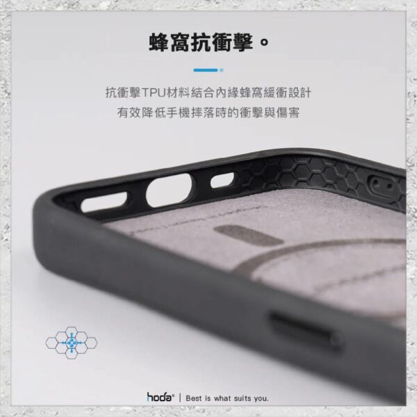 【hoda】MagSafe 幻石凱芙拉纖維保護殼 iPhone 14 系列：圖片 6