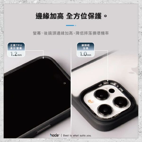 【hoda】柔石軍規防摔保護殼 iPhone 15 系列 軍規防摔殼 手機殼：圖片 6