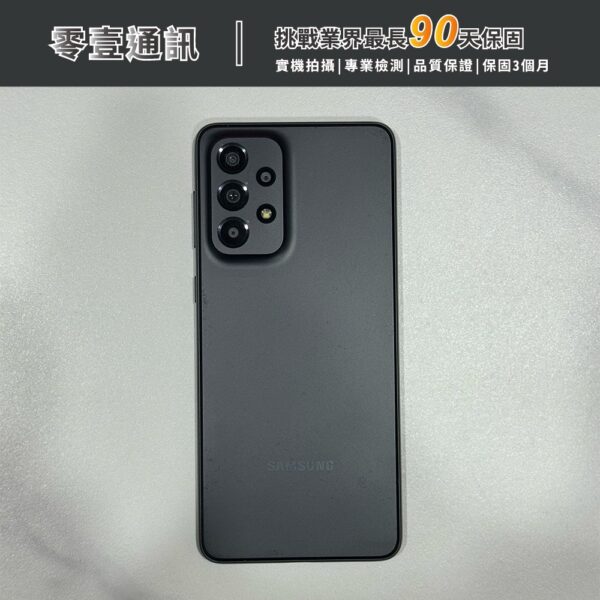 台中中古手機買賣推薦 ｜SAMSUNG Galaxy A33 5G (6GB/128GB) 潮黑豆豆 中古機 二手機 福利機｜零壹通訊