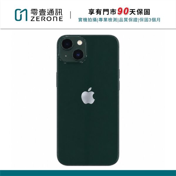台中中古手機買賣推薦 ｜Apple iPhone 13 128GB 綠色 中古機 二手機 福利機 ｜零壹通訊