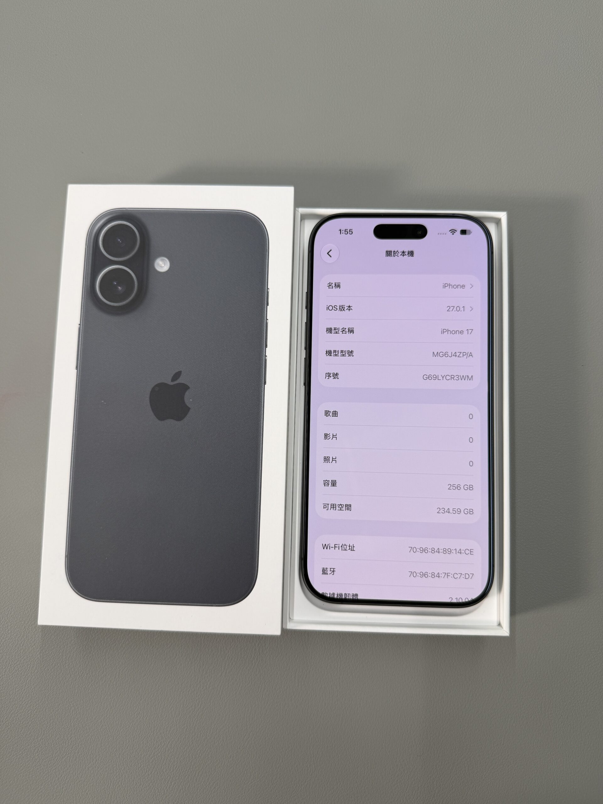 Apple iPhone 17 256GB 黑色 中古機 二手機 福利機 #89337:圖片 7